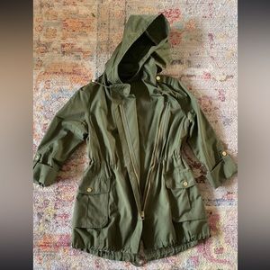 GUESS army green utility jacket M